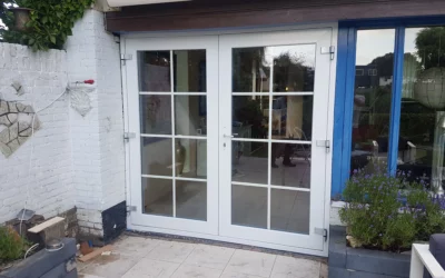 Kunststof tuindeur klassiek