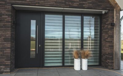 Kunststof voordeur en kozijn voor landhuis