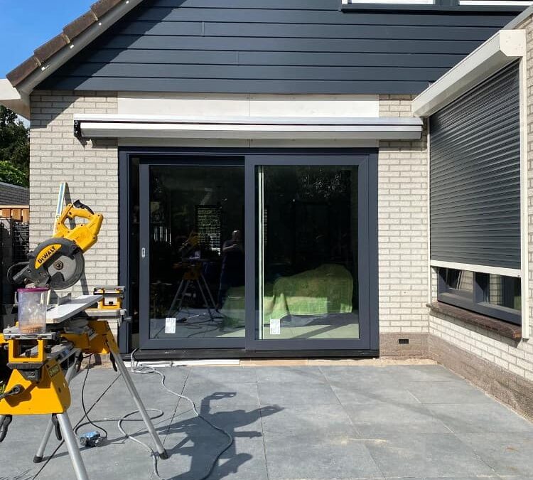 Kunststof schuifpui vrijstaande woning